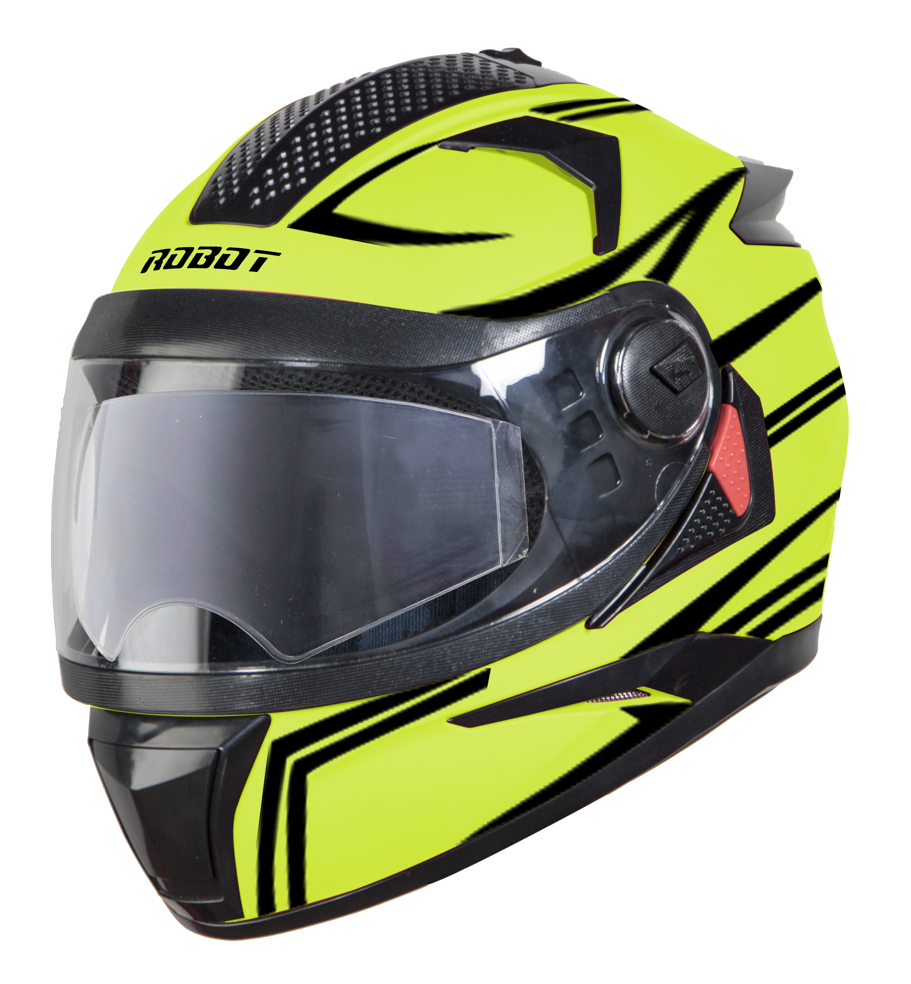 SBH-17 ROBOT REFLECTIVE GLOSSY FLUO NEON (WITH ANTI-FOG SHIELD)